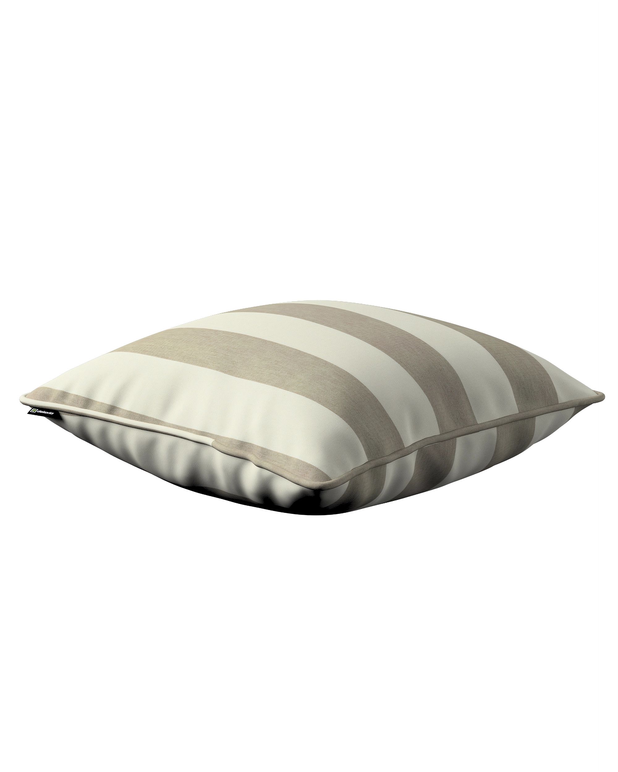 Putetrekk Gabi med kant farge beige stoff mønstret (hover)