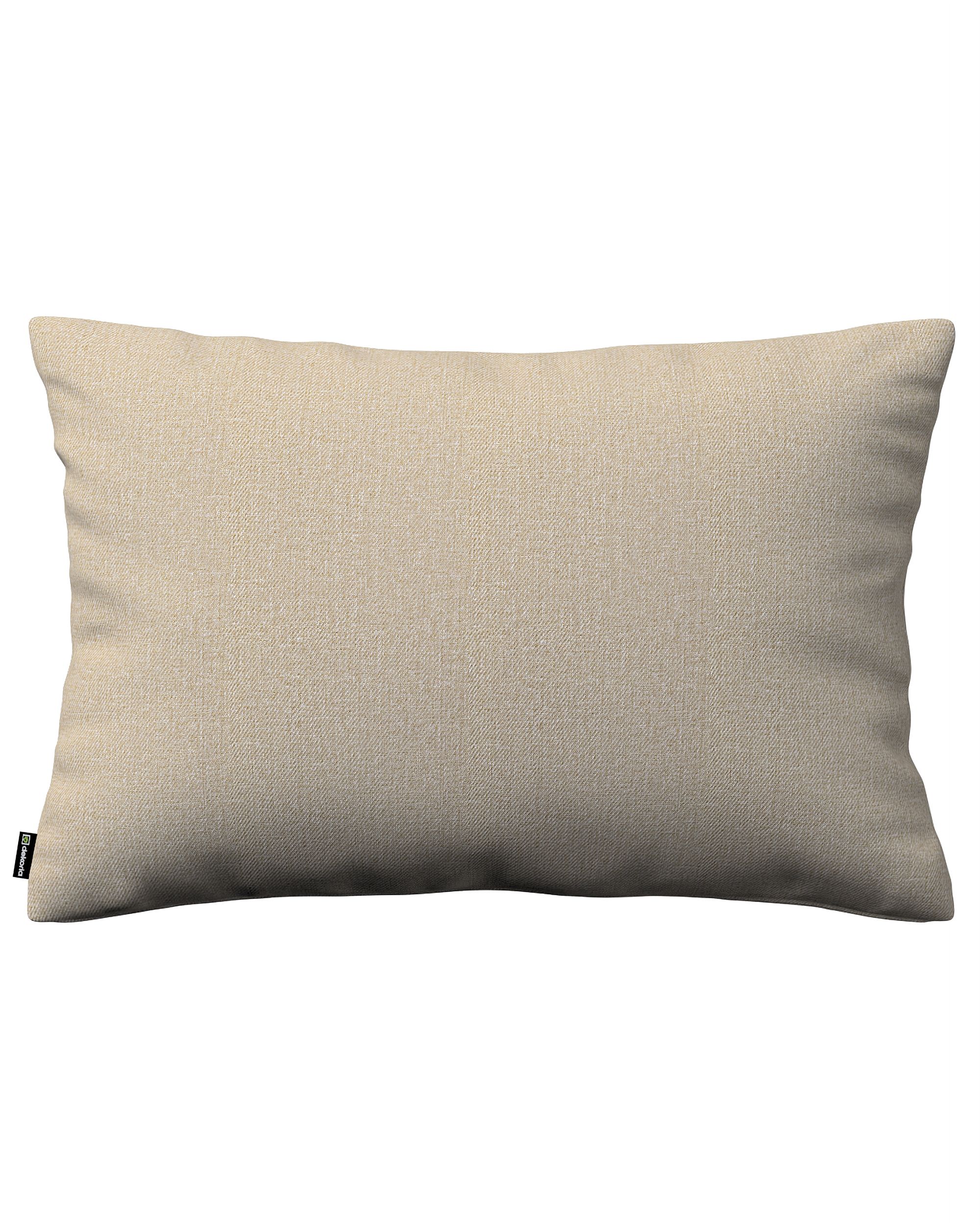 Putetrekk avlang farge beige stoff grov