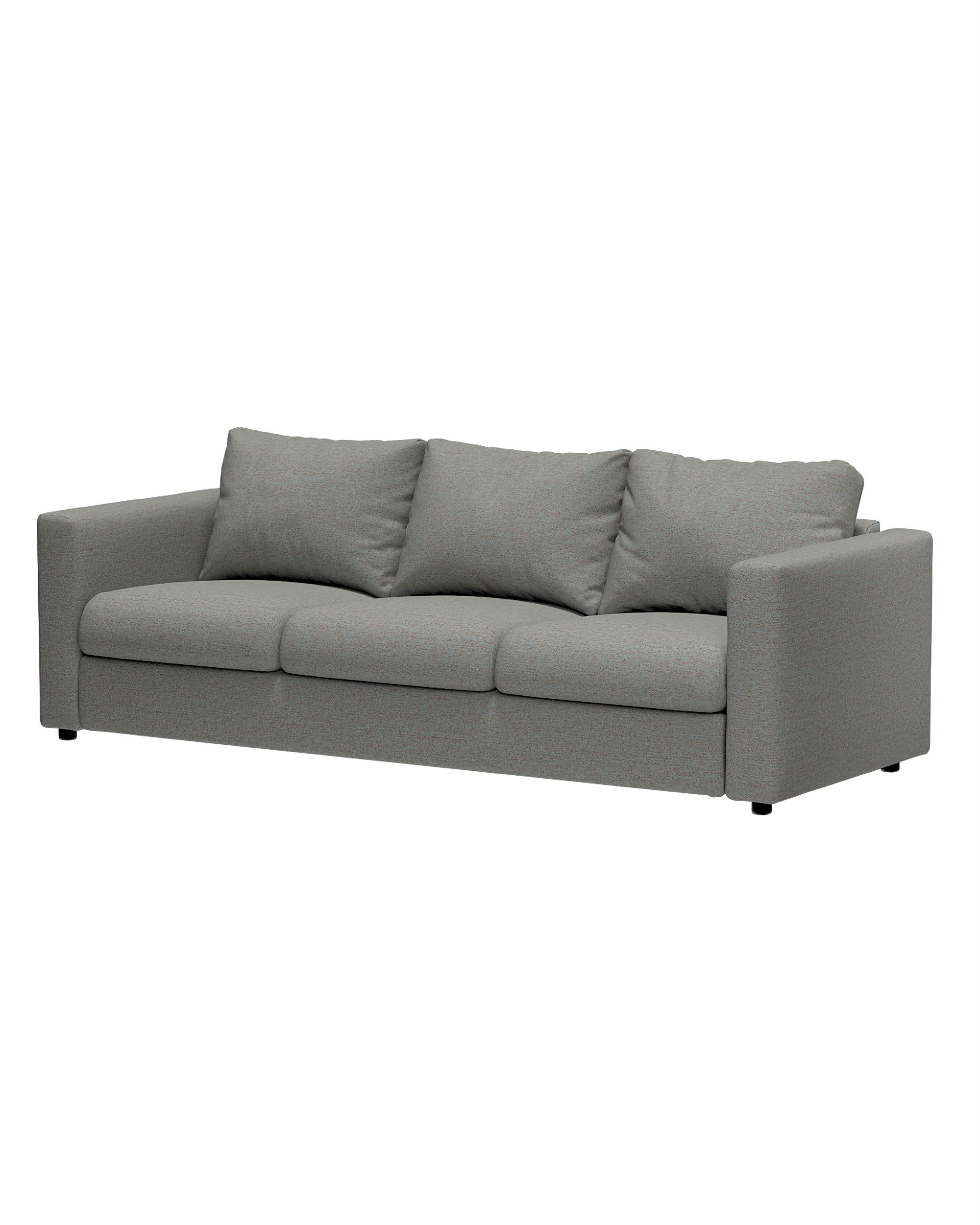 Vimle trekk 3-seters sofa u.armlene farge blå stoff grov (hover)