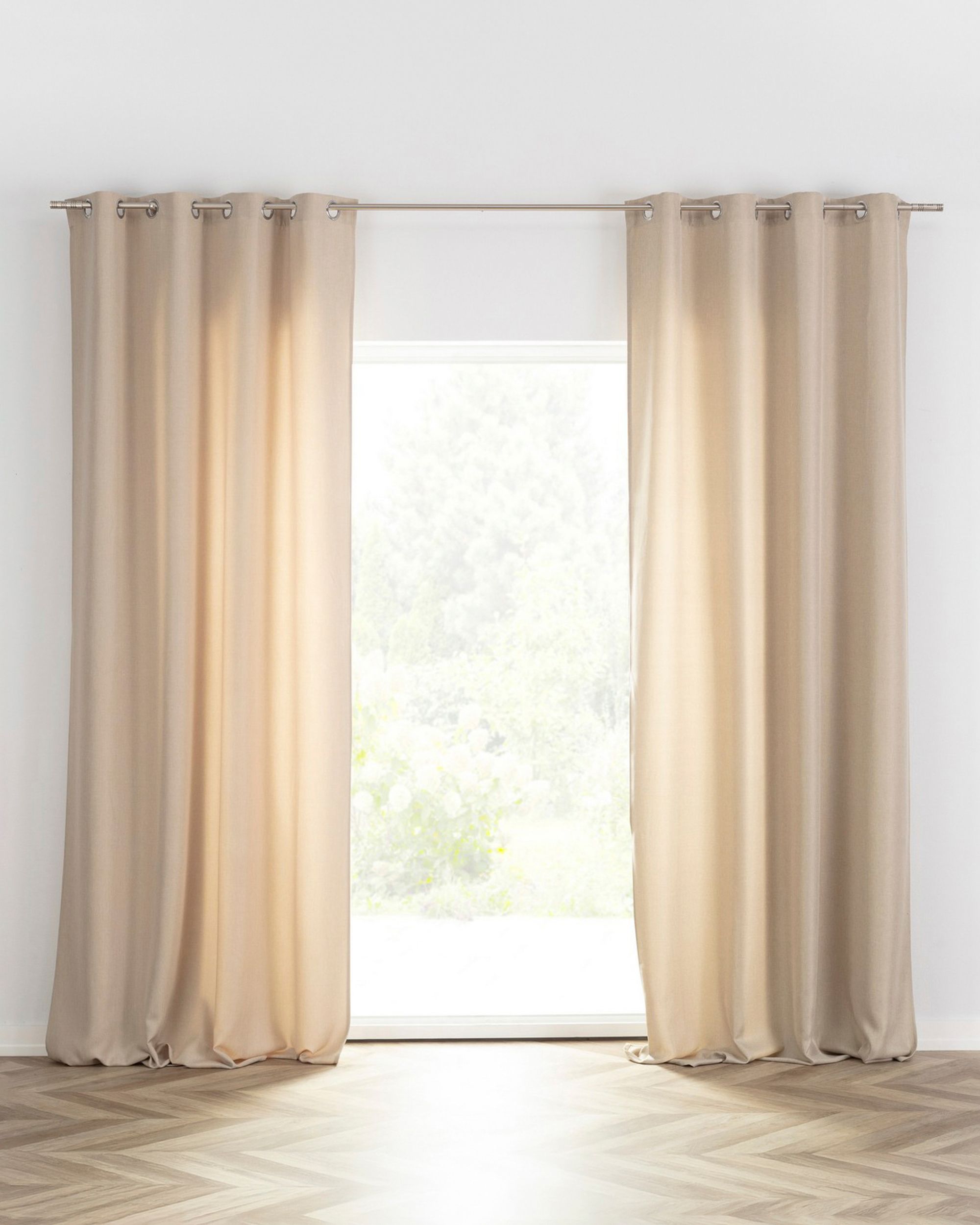 BASIC gardin med maljer 140x280 cm  1 stk