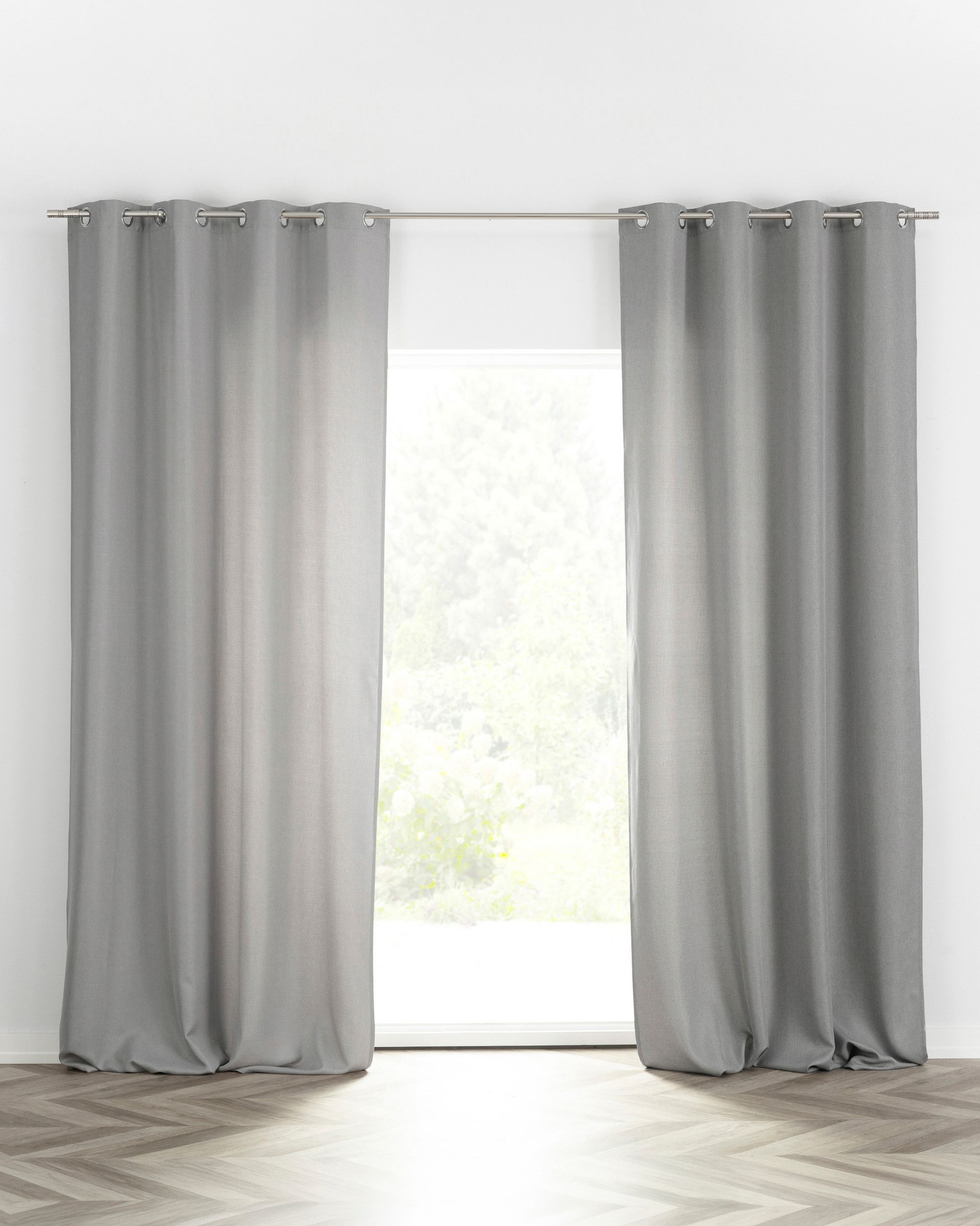 BASIC gardin med maljer 140x280 cm  1 stk