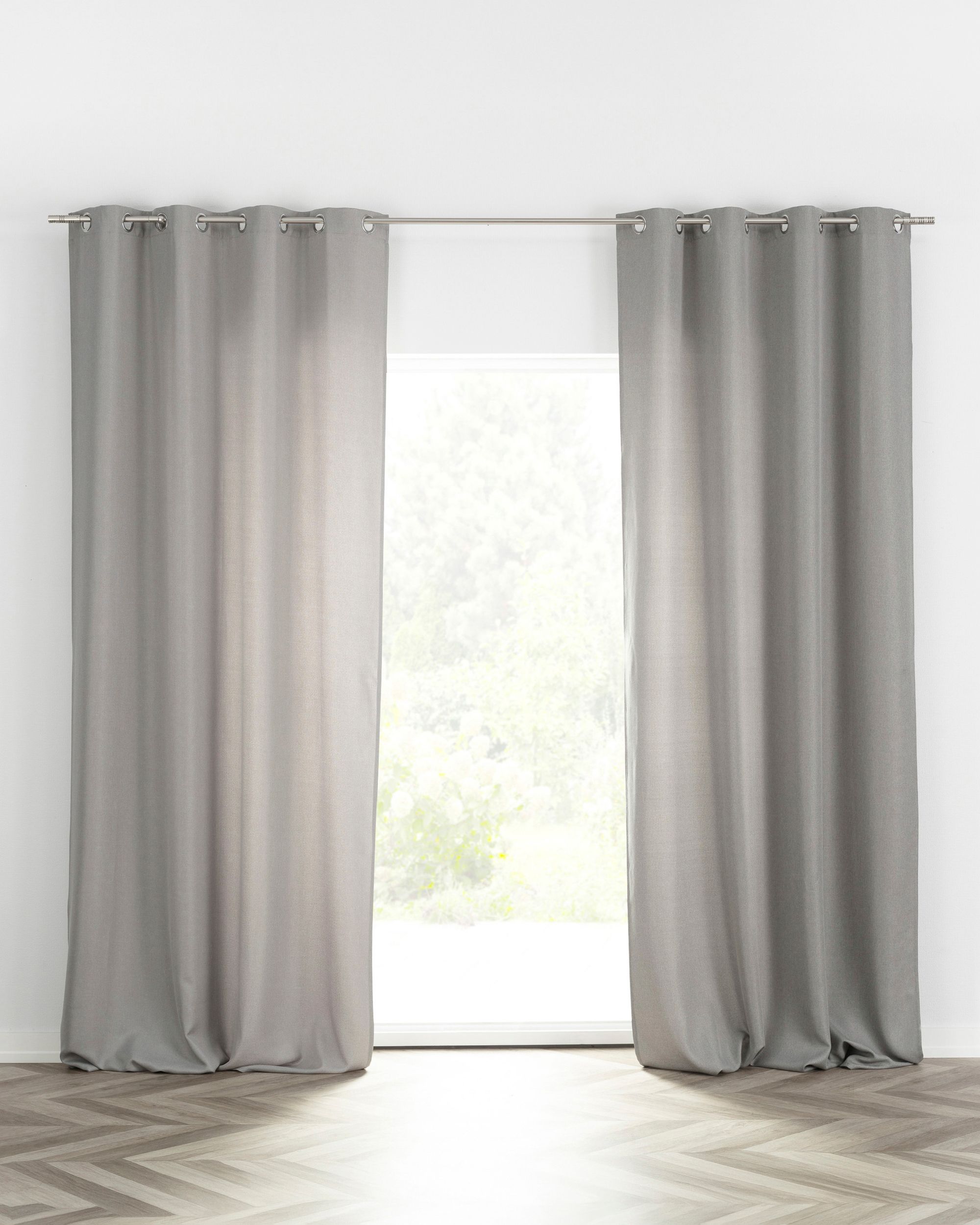 BASIC gardin med maljer 140x280 cm  1 stk