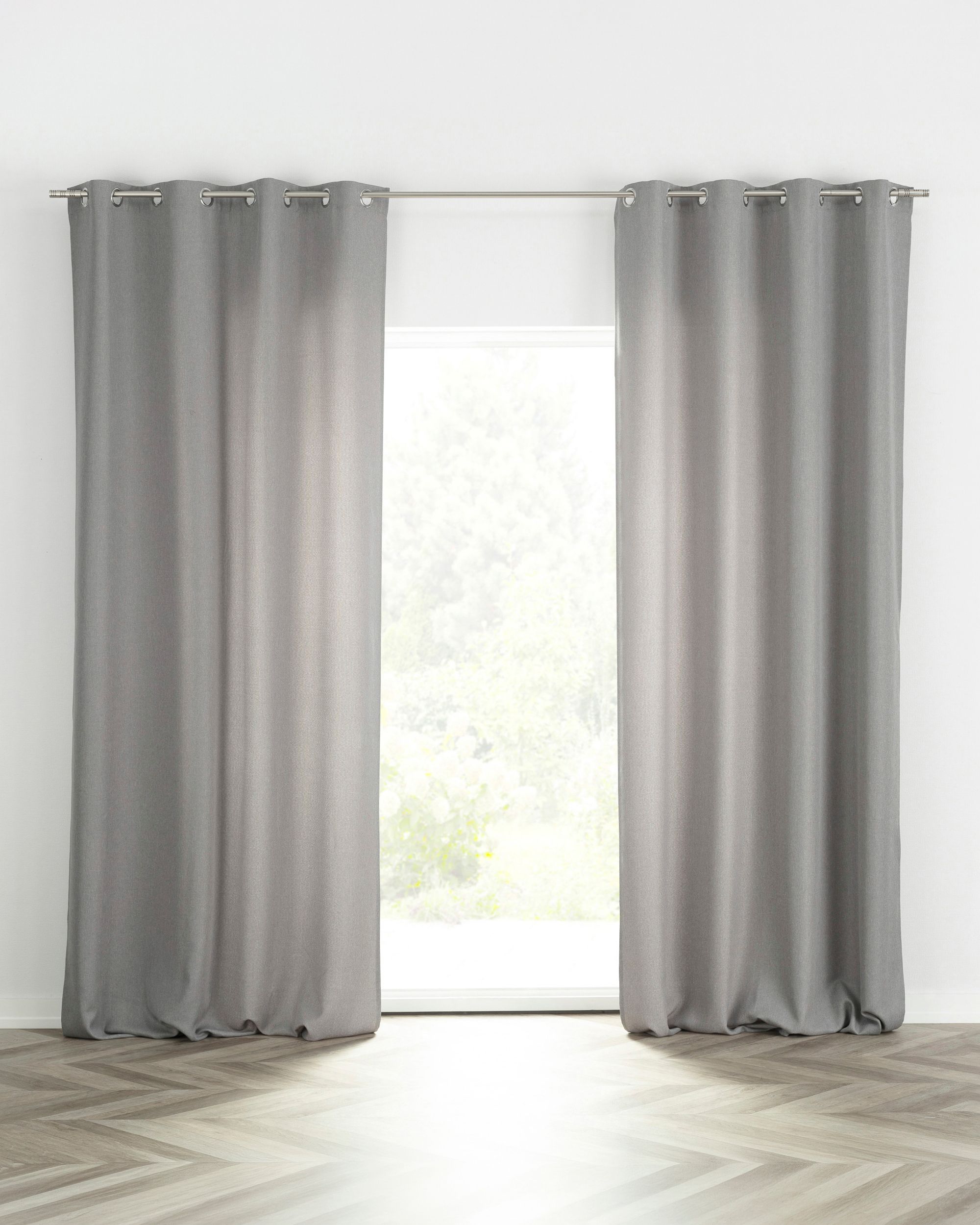 BASIC gardin med maljer 140x280 cm  1 stk