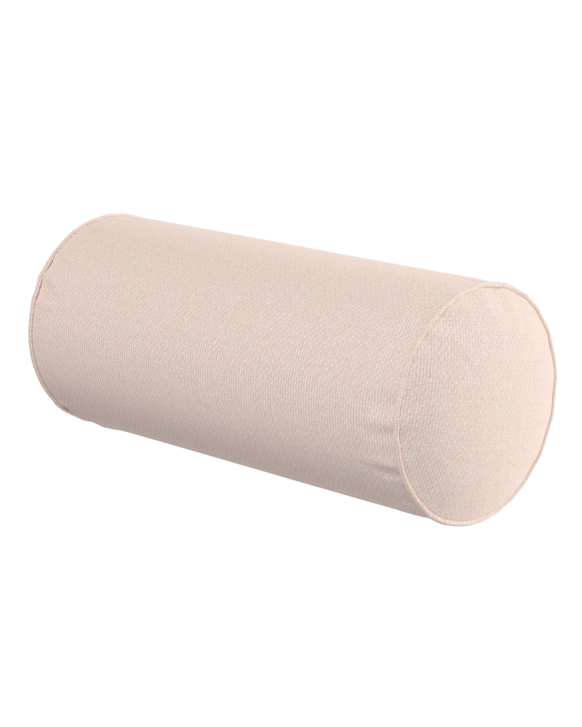 Sylinderpute farge pink stoff grov
