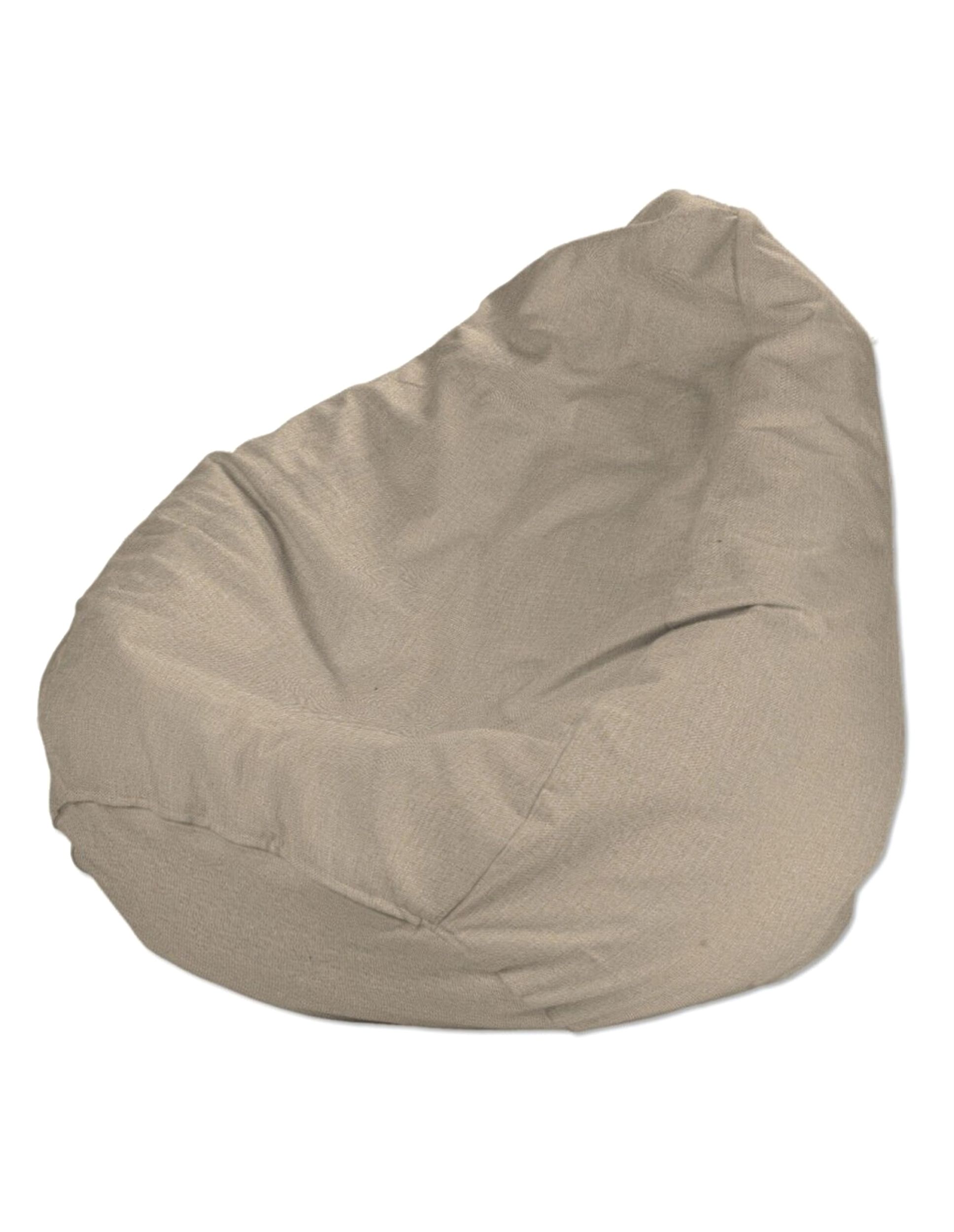 Trekk til sekkestol farge beige stoff grov