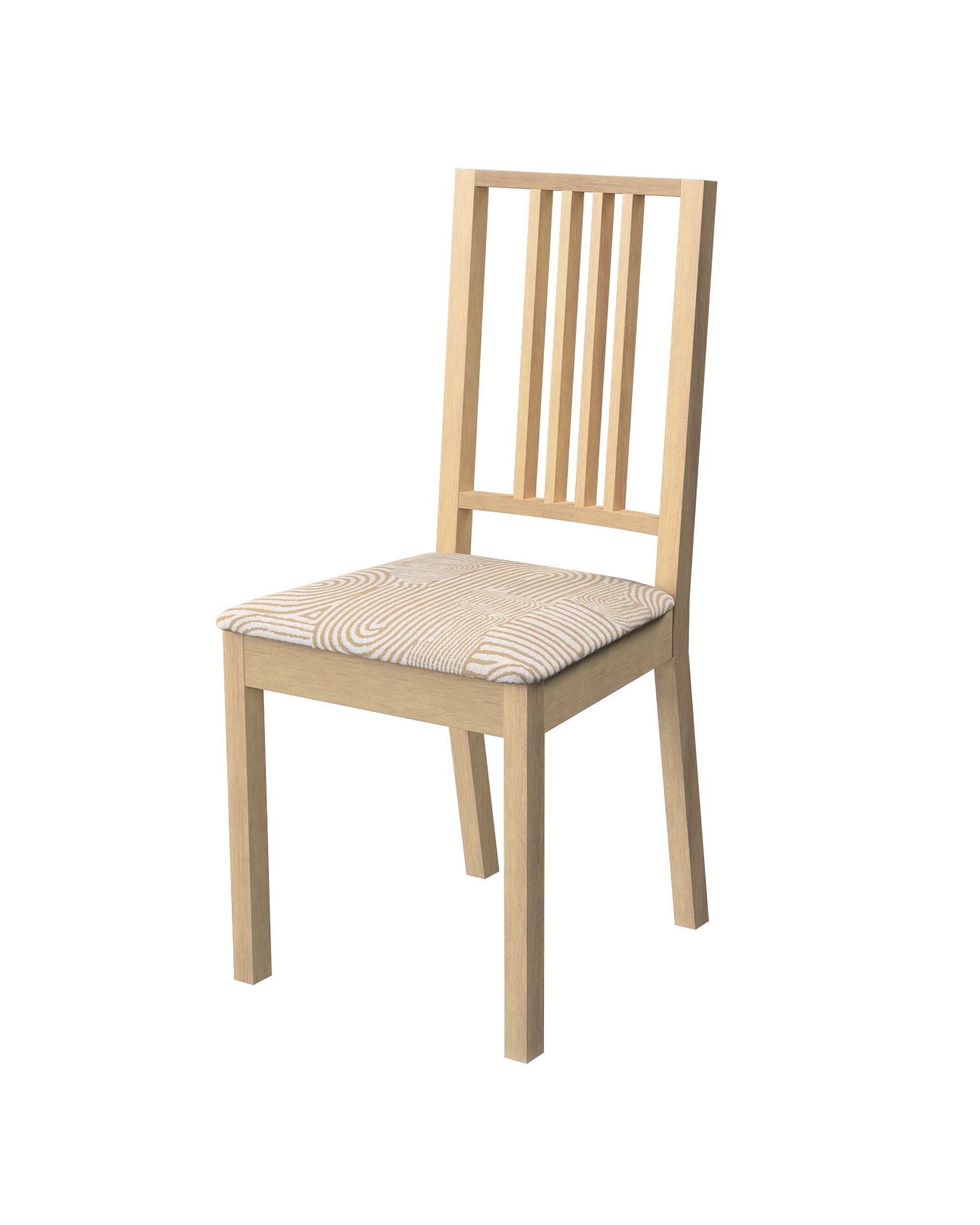 Börje trekk farge beige stoff grov, mønstret