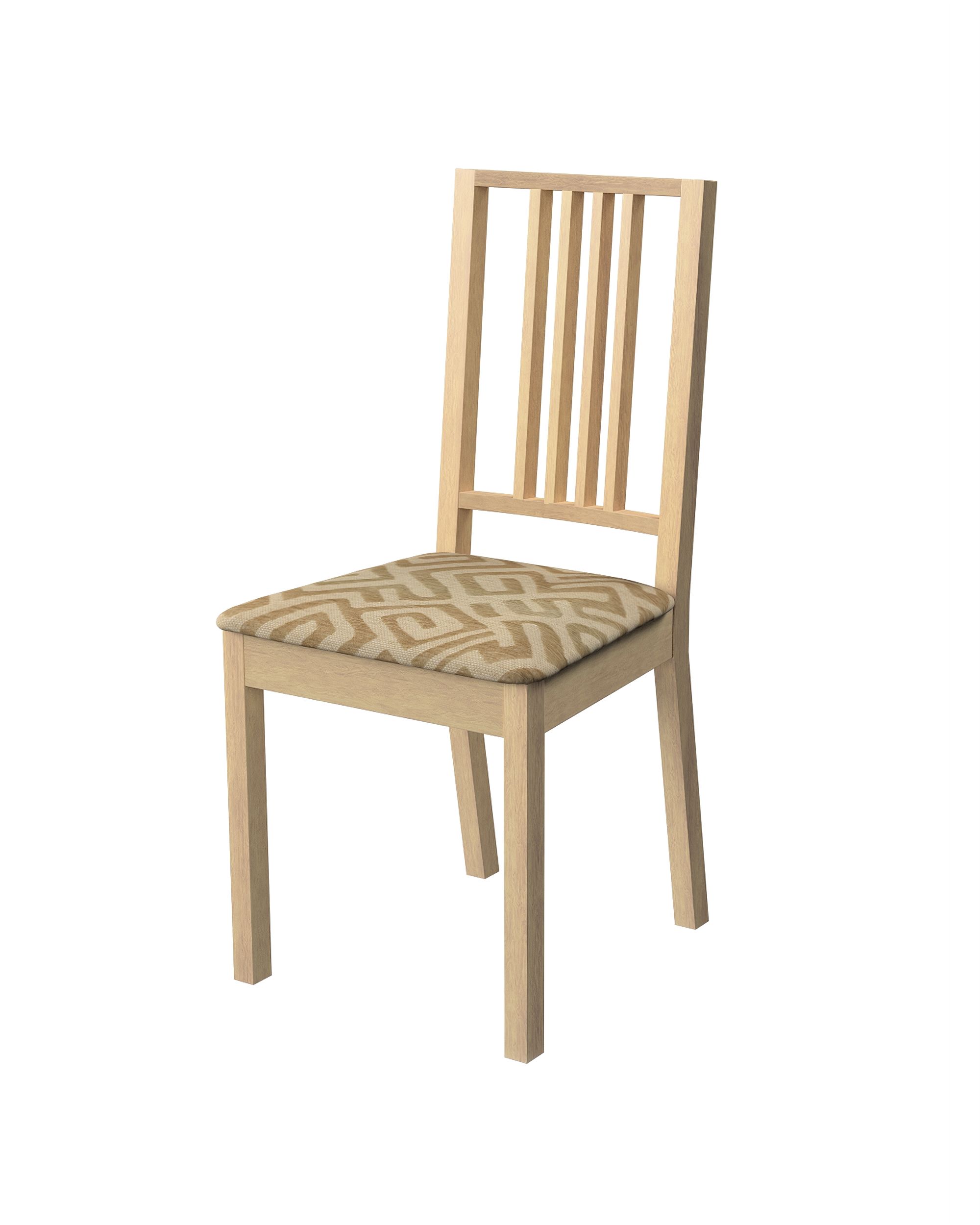 Börje trekk farge beige stoff grov, mønstret