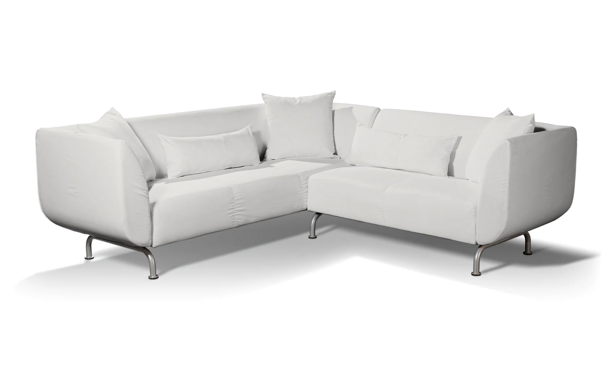 Stromstad trekk hjørnesofa 3+2 farge beige stoff grov