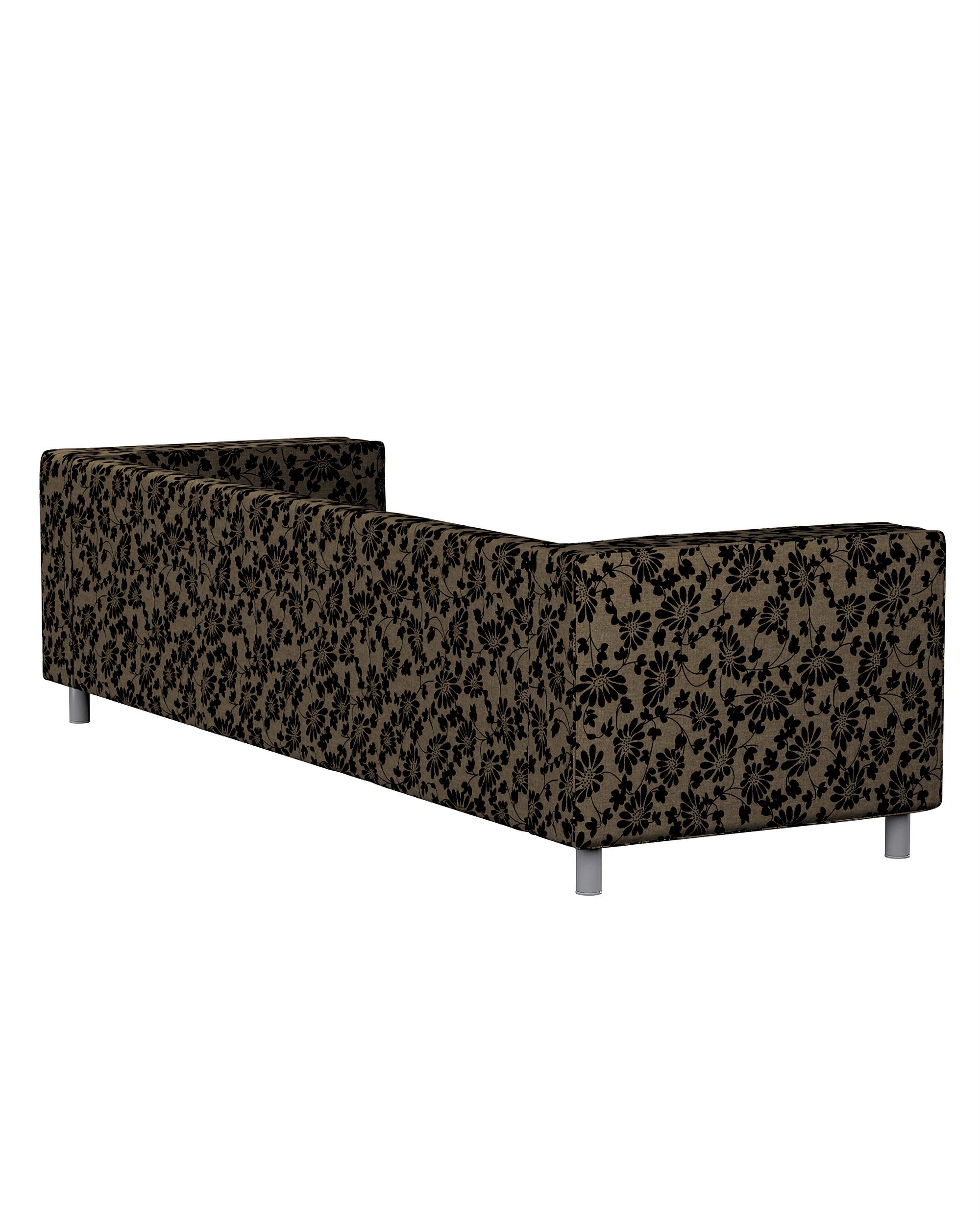 Klippan trekk 4 personers farge beige stoff grov, mønstret (hover)