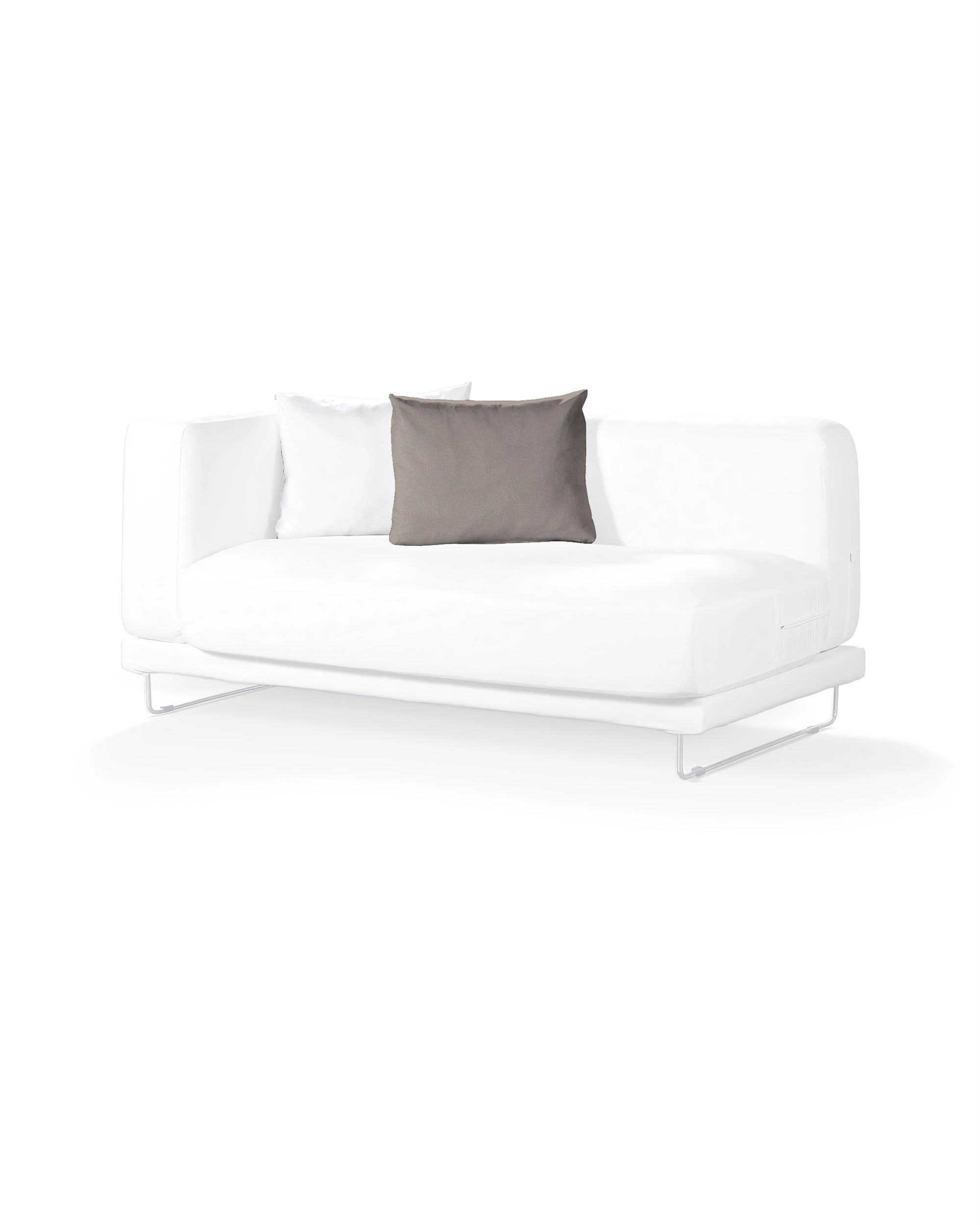 Tylösand trekk pute 1 stk. farge beige stoff velur (hover)