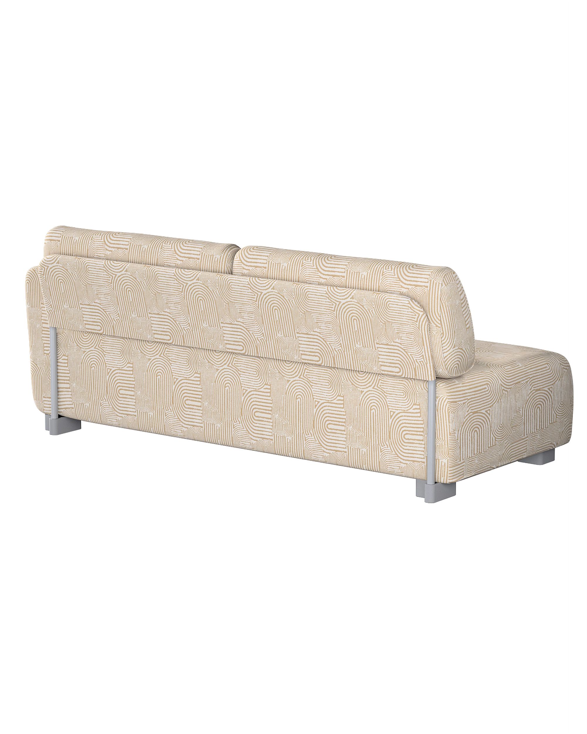 IKEA Mysinge 2 sæder med 1 armlæn farge beige stoff grov, mønstret (hover)
