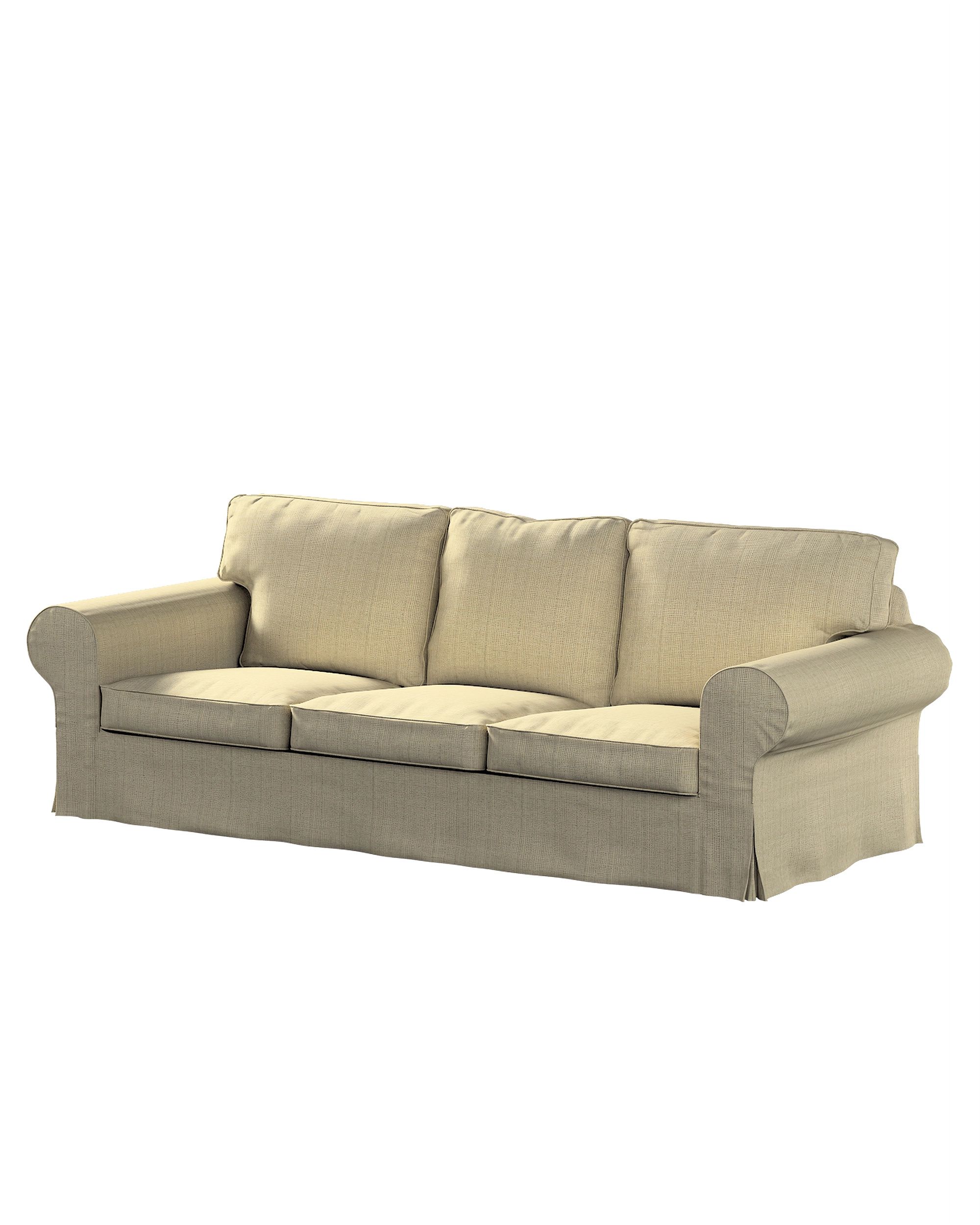 Ektorp trekk 3 seter sovesofa uten boks farge beige stoff grov