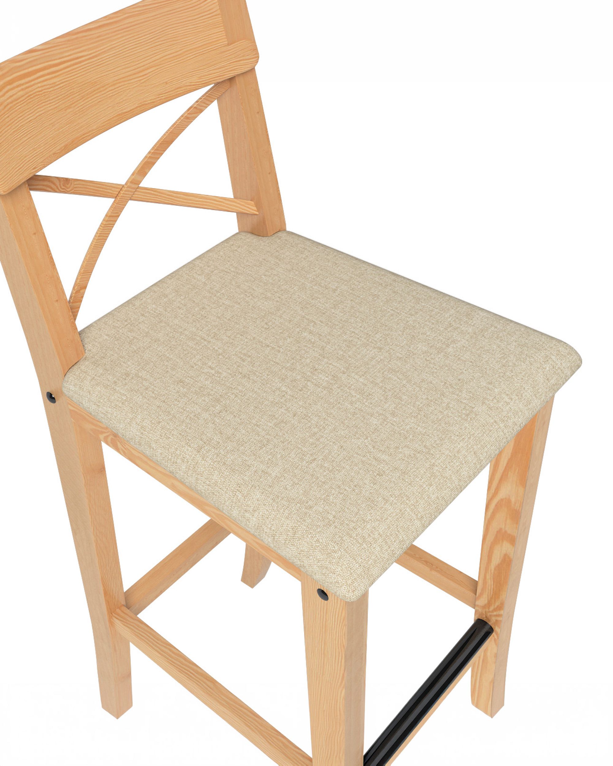 Ingolf barstolputetrekk farge beige stoff grov (hover)
