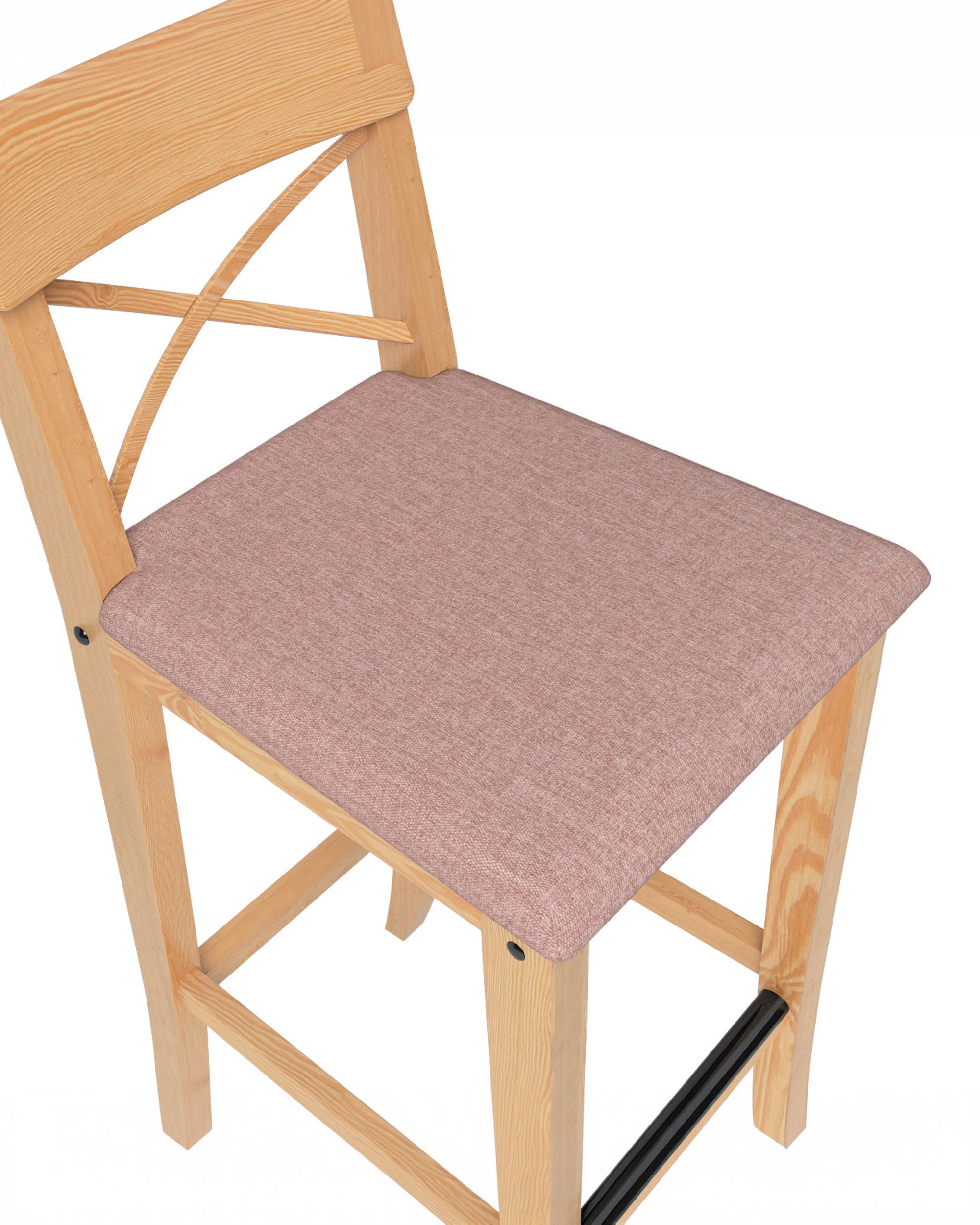 Ingolf barstolputetrekk farge pink stoff grov (hover)