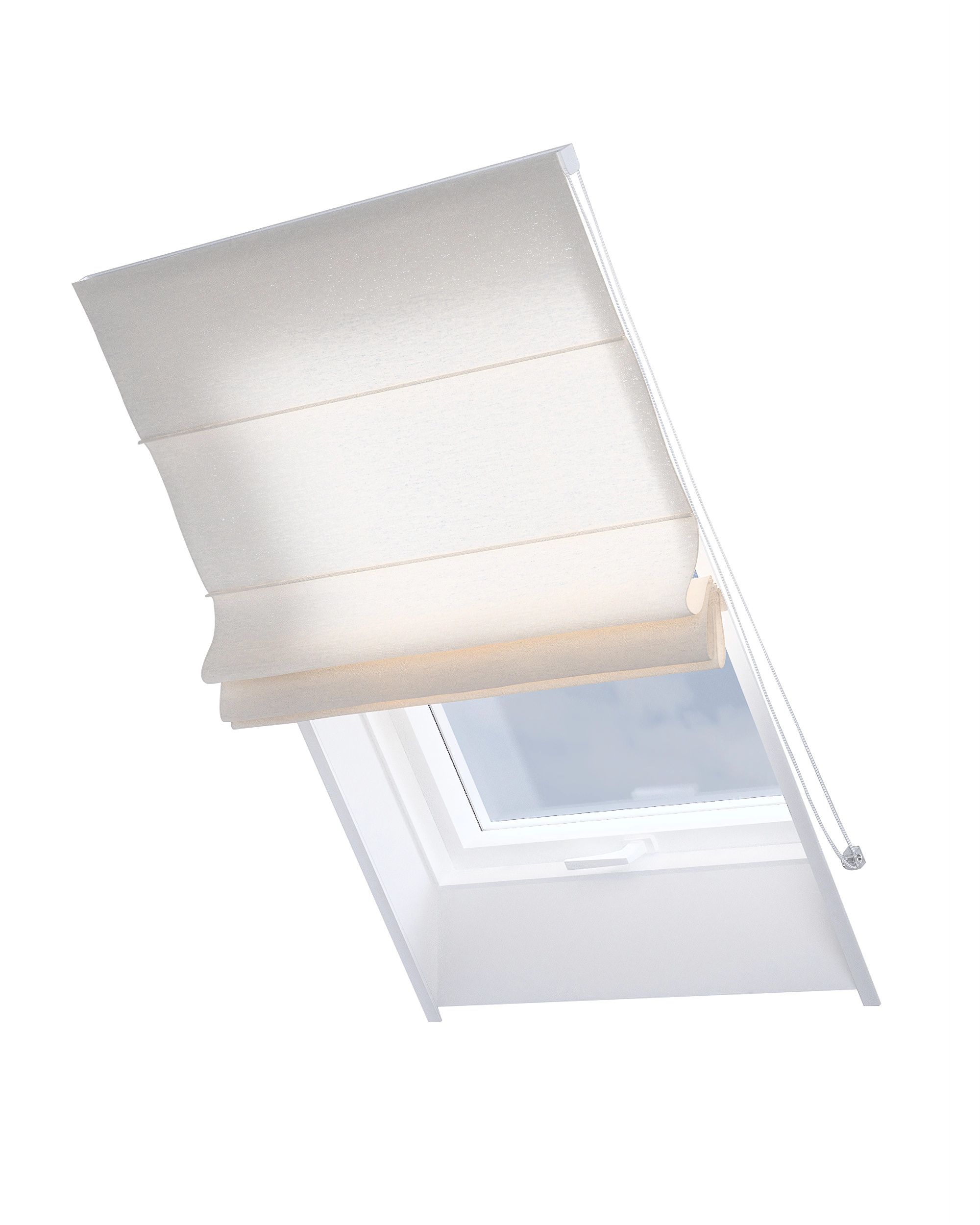 Liftgardin Rimini Til takvinduer farge beige