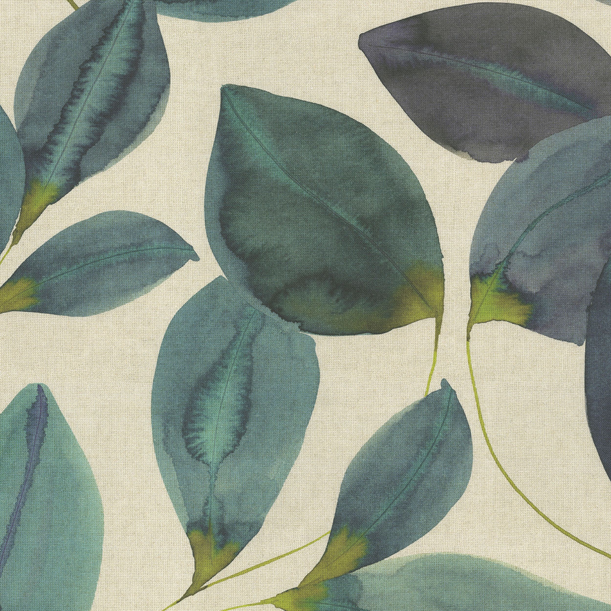Gardenia 143-15 naturhvit med print