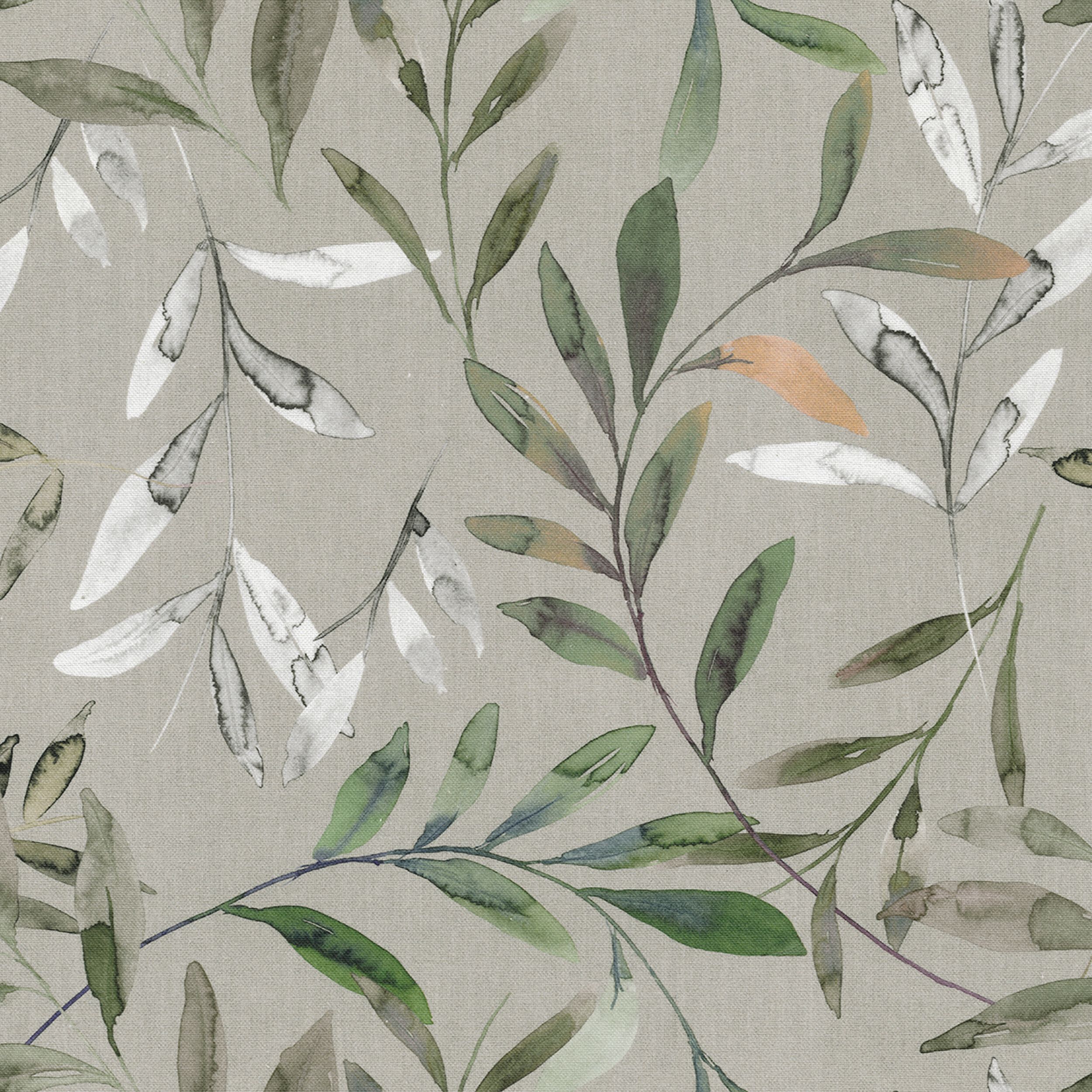 Gardenia 144-23 støvgrønn med print