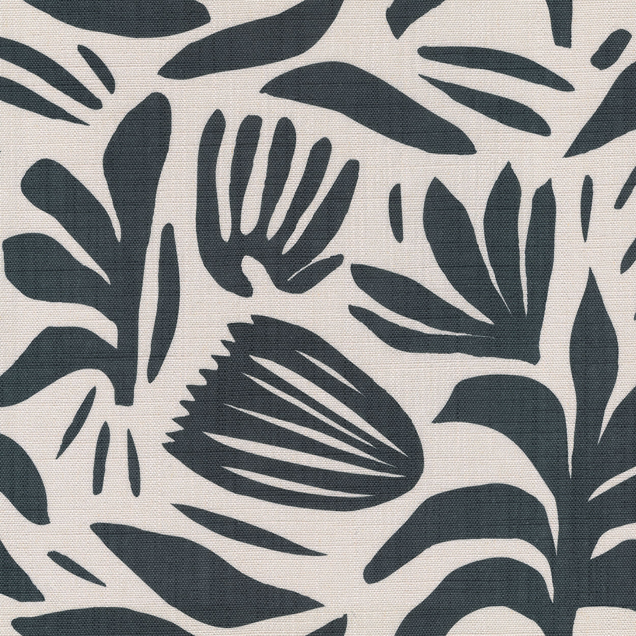 Botanic Viscose 145-21 offwhite med sort print