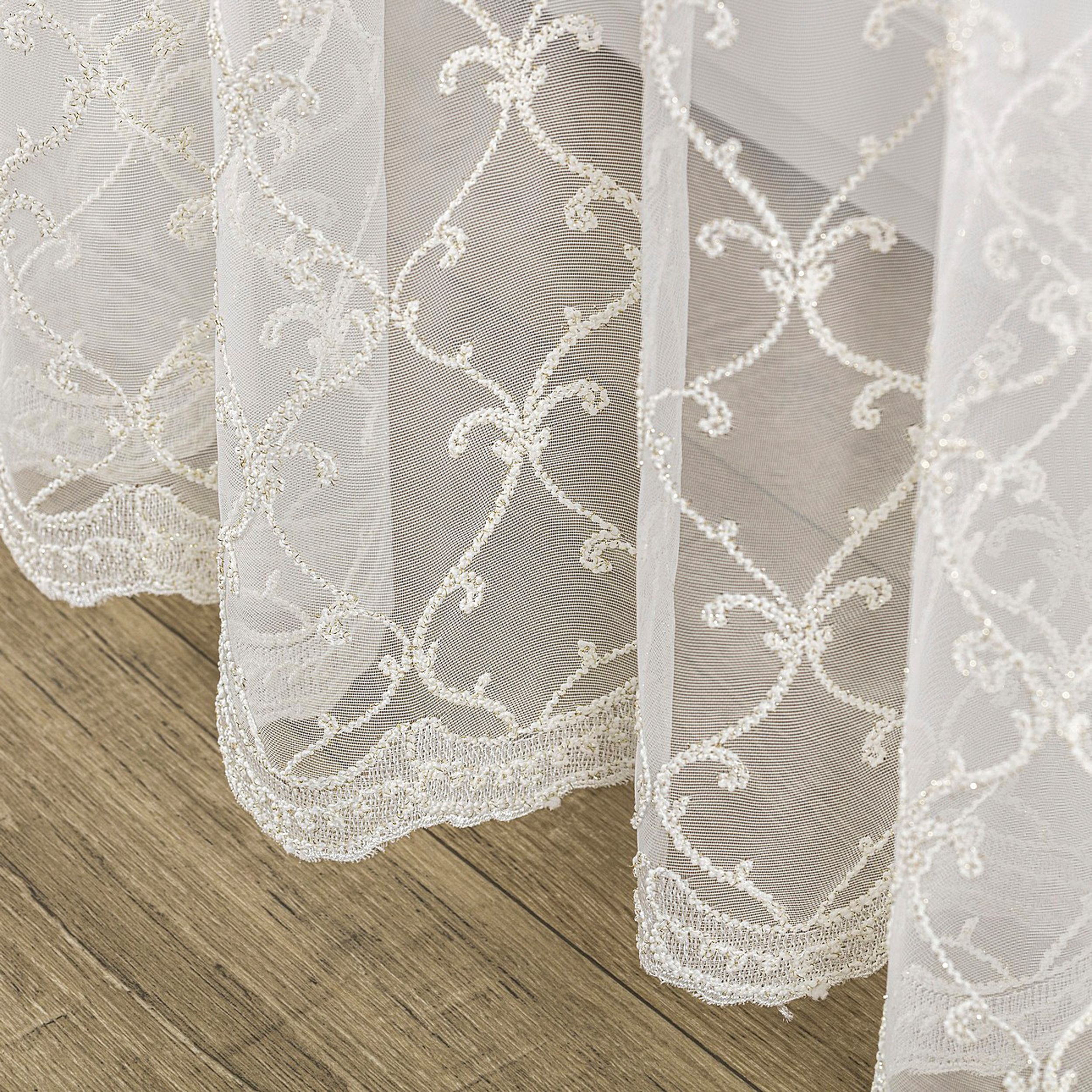 Voile 185-10 naturhvit